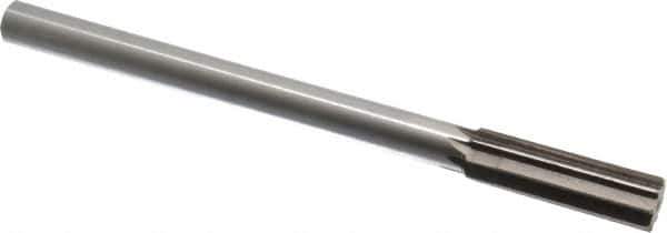 Interstate - 0.769" High Speed Steel Chucking Reamer - Straight Flute, 5/8" Straight Shank, 2-1/2" Flute Length, 9-1/2" OAL - All Tool & Supply