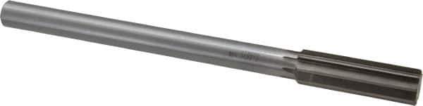 Interstate - 0.785" High Speed Steel Chucking Reamer - Straight Flute, 5/8" Straight Shank, 2-1/2" Flute Length, 9-1/2" OAL - All Tool & Supply