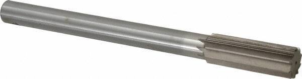 Interstate - 15/16" High Speed Steel Chucking Reamer - Straight Flute, 3/4" Straight Shank, 2-5/8" Flute Length, 10" OAL - All Tool & Supply