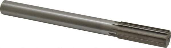 Interstate - 1" High Speed Steel Chucking Reamer - Straight Flute, 7/8" Straight Shank, 2-3/4" Flute Length, 10-1/2" OAL - All Tool & Supply