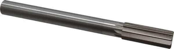 Interstate - 1" High Speed Steel Chucking Reamer - Straight Flute, 7/8" Straight Shank, 2-3/4" Flute Length, 10-1/2" OAL - All Tool & Supply