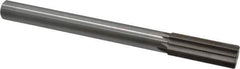 Interstate - 1" High Speed Steel Chucking Reamer - Straight Flute, 7/8" Straight Shank, 2-3/4" Flute Length, 10-1/2" OAL - All Tool & Supply