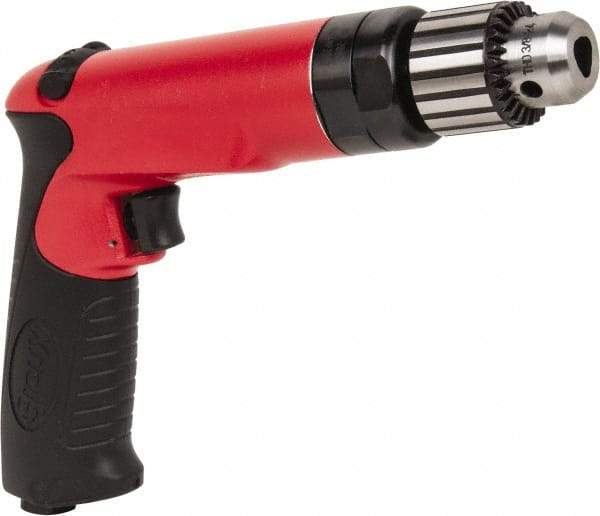 Sioux Tools - 3/8" Reversible Keyed Chuck - Pistol Grip Handle, 2,000 RPM, 14.16 LPS, 30 CFM, 1 hp - All Tool & Supply