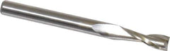 Onsrud - 1/4" Cutting Diam x 3/4" Length of Cut, 2 Flute, Upcut Spiral Router Bit - Uncoated, Right Hand Cut, High Speed Steel, 2-3/4" OAL x 1/4" Shank Diam, Double Edge, 19 to 32° Helix Angle - All Tool & Supply