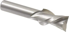 Onsrud - 3/4" Cutting Diam x 1-1/4" Length of Cut, 2 Flute, Downcut Spiral Router Bit - Uncoated, Right Hand Cut, High Speed Steel, 3-1/4" OAL x 1/2" Shank Diam, Double Edge, 19 to 32° Helix Angle - All Tool & Supply