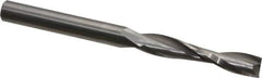 Onsrud - 1/4" Cutting Diam x 1-1/4" Length of Cut, 2 Flute, Upcut Spiral Router Bit - Uncoated, Right Hand Cut, Solid Carbide, 3" OAL x 1/4" Shank Diam, Double Edge, 22° Helix Angle - All Tool & Supply