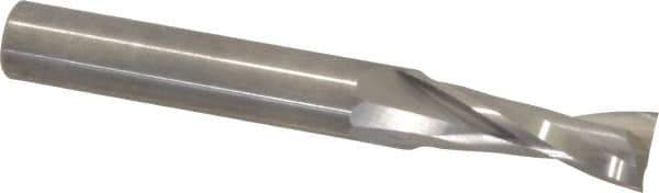 Onsrud - 1/2" Cutting Diam x 1-1/4" Length of Cut, 2 Flute, Upcut Spiral Router Bit - Uncoated, Right Hand Cut, Solid Carbide, 4" OAL x 1/2" Shank Diam, Double Edge, 22° Helix Angle - All Tool & Supply