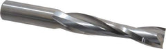 Onsrud - 1/2" Cutting Diam x 2-1/8" Length of Cut, 2 Flute, Upcut Spiral Router Bit - Uncoated, Right Hand Cut, Solid Carbide, 4" OAL x 1/2" Shank Diam, Double Edge, 22° Helix Angle - All Tool & Supply