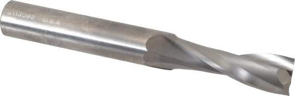 Onsrud - 5/8" Cutting Diam x 1-3/4" Length of Cut, 2 Flute, Upcut Spiral Router Bit - Uncoated, Right Hand Cut, Solid Carbide, 5" OAL x 5/8" Shank Diam, Double Edge, 22° Helix Angle - All Tool & Supply