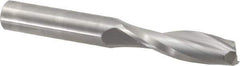 Onsrud - 5/8" Cutting Diam x 2-1/4" Length of Cut, 2 Flute, Upcut Spiral Router Bit - Uncoated, Right Hand Cut, Solid Carbide, 5" OAL x 5/8" Shank Diam, Double Edge, 22° Helix Angle - All Tool & Supply