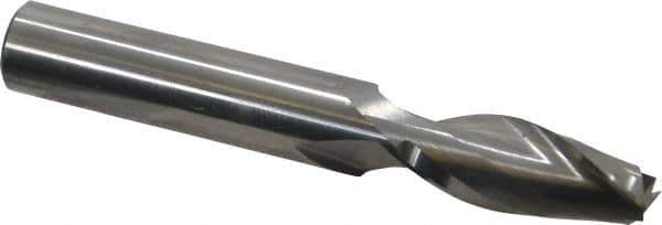 Onsrud - 3/4" Cutting Diam x 2-1/2" Length of Cut, 2 Flute, Upcut Spiral Router Bit - Uncoated, Right Hand Cut, Solid Carbide, 5" OAL x 3/4" Shank Diam, Double Edge, 22° Helix Angle - All Tool & Supply