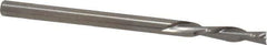 Onsrud - 1/8" Cutting Diam x 1/2" Length of Cut, 2 Flute, Downcut Spiral Router Bit - Uncoated, Right Hand Cut, Solid Carbide, 2" OAL x 1/8" Shank Diam, Double Edge, 30° Helix Angle - All Tool & Supply