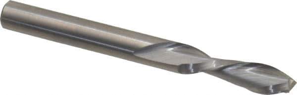 Onsrud - 1/4" Cutting Diam x 7/8" Length of Cut, 2 Flute, Downcut Spiral Router Bit - Uncoated, Right Hand Cut, Solid Carbide, 2-1/2" OAL x 1/4" Shank Diam, Double Edge, 30° Helix Angle - All Tool & Supply