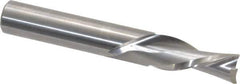 Onsrud - 1/2" Cutting Diam x 1-1/4" Length of Cut, 2 Flute, Downcut Spiral Router Bit - Uncoated, Right Hand Cut, Solid Carbide, 3-1/2" OAL x 1/2" Shank Diam, Double Edge, 30° Helix Angle - All Tool & Supply