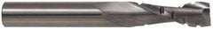 Onsrud - 3/8" Cutting Diam x 1-1/8" Length of Cut, 2 Flute, Upcut Spiral Router Bit - Uncoated, Right Hand Cut, Solid Carbide, 3" OAL x 3/8" Shank Diam, Chipbreaker, 30° Helix Angle - All Tool & Supply