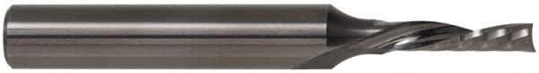 Onsrud - 1/2" Cutting Diam x 1-5/8" Length of Cut, 1 Flute, Downcut Spiral Router Bit - Uncoated, Right Hand Cut, Solid Carbide, 3-1/2" OAL x 1/2" Shank Diam, Single Edge, 21° Helix Angle - All Tool & Supply