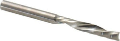 Onsrud - 1/4" Cutting Diam x 1-1/2" Length of Cut, 1 Flute, Downcut Spiral Router Bit - Uncoated, Right Hand Cut, Solid Carbide, 3" OAL x 1/4" Shank Diam, Single Edge - All Tool & Supply