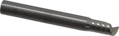 Onsrud - 5/16" Cutting Diam x 9/16" Length of Cut, 1 Flute, Upcut Spiral Router Bit - Uncoated, Right Hand Cut, Solid Carbide, 2-1/2" OAL x 5/16" Shank Diam, Single Edge, 22° Helix Angle - All Tool & Supply