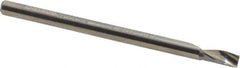 Onsrud - 1/8" Cutting Diam x 1/4" Length of Cut, 1 Flute, Upcut Spiral Router Bit - Uncoated, Right Hand Cut, Solid Carbide, 2" OAL x 1/8" Shank Diam, Single Edge, 21° Helix Angle - All Tool & Supply