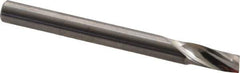 Onsrud - 3/16" Cutting Diam x 3/8" Length of Cut, 1 Flute, Upcut Spiral Router Bit - Uncoated, Right Hand Cut, Solid Carbide, 2" OAL x 3/16" Shank Diam, Single Edge, 21° Helix Angle - All Tool & Supply