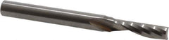 Onsrud - 7/32" Cutting Diam x 3/4" Length of Cut, 1 Flute, Upcut Spiral Router Bit - Uncoated, Right Hand Cut, Solid Carbide, 2-1/2" OAL x 1/4" Shank Diam, Single Edge, 21° Helix Angle - All Tool & Supply