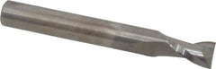 Onsrud - 1/4" Cutting Diam x 3/8" Length of Cut, 2 Flute, Upcut Spiral Router Bit - Uncoated, Right Hand Cut, Solid Carbide, 2" OAL x 1/4" Shank Diam, Bottom-Surfacing, 30° Helix Angle - All Tool & Supply