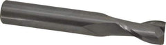 Onsrud - 3/8" Cutting Diam x 5/8" Length of Cut, 2 Flute, Upcut Spiral Router Bit - Uncoated, Right Hand Cut, Solid Carbide, 2-1/2" OAL x 3/8" Shank Diam, Bottom-Surfacing, 30° Helix Angle - All Tool & Supply