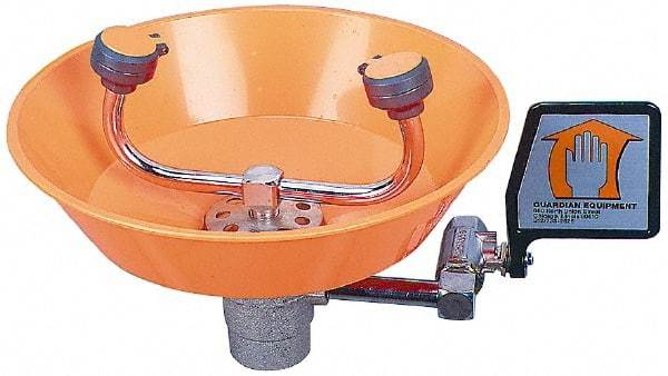 PRO-SAFE - Wall Mount, Plastic Bowl, Eyewash Station - 1/2" Inlet - All Tool & Supply