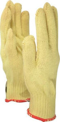 Ansell - Size L (9), ANSI Cut Lvl 3, Abrasion Lvl 3, Kevlar Cut Resistant Gloves - Kevlar Lining, Knit Wrist, Yellow, Paired - All Tool & Supply