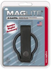 Mag-Lite - Leather Belt Holster - Black, Compatible with Maglite D Batteries - All Tool & Supply