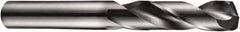 DORMER - 10.2mm 140° Spiral Flute Solid Carbide Screw Machine Drill Bit - TiAlN Finish, Right Hand Cut, 55mm Flute Length, 102mm OAL, Four Facet Split Point, Straight Shank, Through Coolant - All Tool & Supply