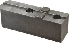 H & R Manufacturing - Tongue & Groove Attachment, Square Soft Lathe Chuck Jaw - Steel, 3" Btw Mount Hole Ctrs, 7-1/4" Long x 2" Wide x 2-5/16" High, 1/2" Groove - All Tool & Supply