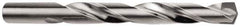 Made in USA - 13/32" Diam, 6" OAL Bright Carbide-Tipped Aircraft Extension Drill Bit - 135° Point Angle - All Tool & Supply