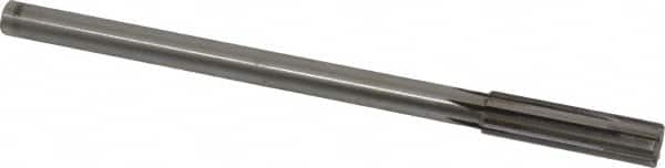 Chucking Reamer: 0.526″ Dia, 8″ OAL, 2″ Flute Length, Straight Shank, Solid Carbide 6 Flute, RH