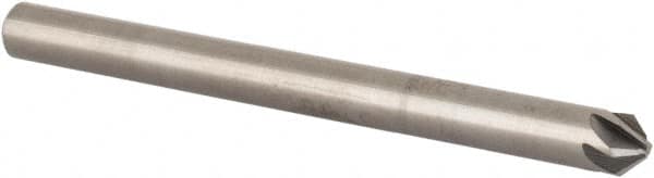 SGS - 1/8" Head Diam, 1/8" Shank Diam, 6 Flute 90° Solid Carbide Countersink - All Tool & Supply