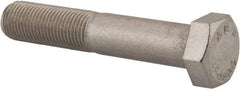 Value Collection - 1/2-20 UNF, 2-3/4" Length Under Head Hex Head Cap Screw - Partially Threaded, Grade 18-8 Stainless Steel, Uncoated, 3/4" Hex - All Tool & Supply