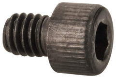 Value Collection - #6-40 UNF Hex Socket Drive, Socket Cap Screw - Alloy Steel, Black Oxide Finish, Fully Threaded, 3/16" Length Under Head - All Tool & Supply