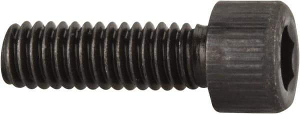 Value Collection - #6-40 UNF Hex Socket Drive, Socket Cap Screw - Alloy Steel, Black Oxide Finish, Fully Threaded, 7/16" Length Under Head - All Tool & Supply