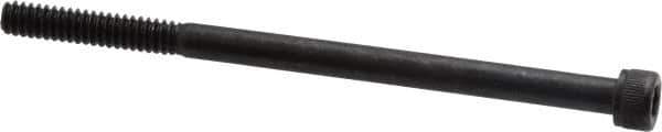 Value Collection - #10-24 UNC Hex Socket Drive, Socket Cap Screw - Alloy Steel, Black Oxide Finish, Partially Threaded, 3-1/4" Length Under Head - All Tool & Supply