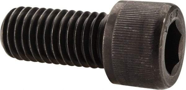 Value Collection - 3/8-24 UNF Hex Socket Drive, Socket Cap Screw - Alloy Steel, Black Oxide Finish, Fully Threaded, 1-1/8" Length Under Head - All Tool & Supply