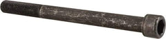 Value Collection - 7/16-20 UNF Hex Socket Drive, Socket Cap Screw - Alloy Steel, Black Oxide Finish, Partially Threaded, 5" Length Under Head - All Tool & Supply