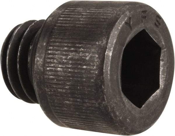 Value Collection - 1/2-13 UNC Hex Socket Drive, Socket Cap Screw - Alloy Steel, Black Oxide Finish, Fully Threaded, 3/8" Length Under Head - All Tool & Supply