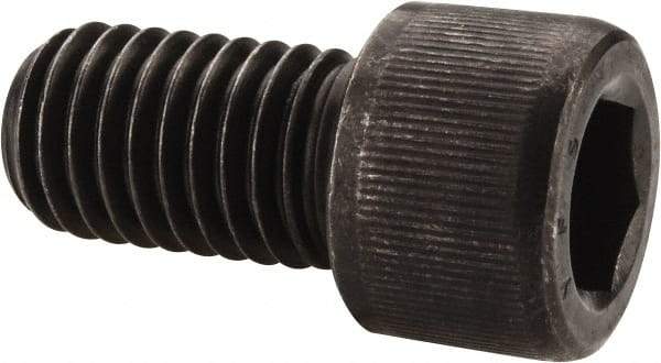 Value Collection - 9/16-12 UNC Hex Socket Drive, Socket Cap Screw - Alloy Steel, Black Oxide Finish, Fully Threaded, 1" Length Under Head - All Tool & Supply