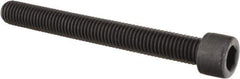 Value Collection - 9/16-12 UNC Hex Socket Drive, Socket Cap Screw - Alloy Steel, Black Oxide Finish, Partially Threaded, 5" Length Under Head - All Tool & Supply