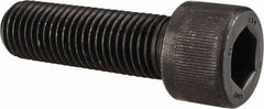 Value Collection - 9/16-18 UNF Hex Socket Drive, Socket Cap Screw - Alloy Steel, Black Oxide Finish, Fully Threaded, 1-1/2" Length Under Head - All Tool & Supply