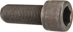 Value Collection - 7/8-14 UNF Hex Socket Drive, Socket Cap Screw - Alloy Steel, Black Oxide Finish, Fully Threaded, 2-1/4" Length Under Head - All Tool & Supply