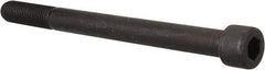 Value Collection - 1-8 UNC Hex Socket Drive, Socket Cap Screw - Alloy Steel, Black Oxide Finish, Partially Threaded, 12" Length Under Head - All Tool & Supply