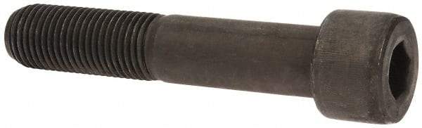 Value Collection - 1-1/2 - 6 UNC Hex Socket Drive, Socket Cap Screw - Alloy Steel, Black Oxide Finish, Partially Threaded, 8" Length Under Head - All Tool & Supply