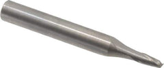 Onsrud - 1/8" Cutting Diam x 1/4" Length of Cut, 2 Flute, Upcut Spiral Router Bit - Uncoated, Right Hand Cut, Solid Carbide, 2" OAL x 1/4" Shank Diam, Bottom-Surfacing, 30° Helix Angle - All Tool & Supply