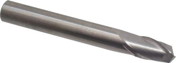 Onsrud - 1/4" Cutting Diam x 3/8" Length of Cut, 2 Flute, Upcut Spiral Router Bit - Uncoated, Right Hand Cut, Solid Carbide, 2" OAL x 1/4" Shank Diam, Bottom-Surfacing, 30° Helix Angle - All Tool & Supply